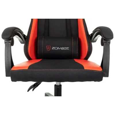 игровое кресло Бюрократ ZOMBIE Rudger Black/Red черно-красный