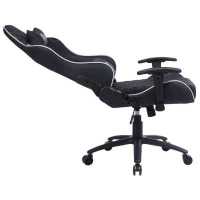 игровое кресло Cactus CS-CHR-030BLS черно-серебристый