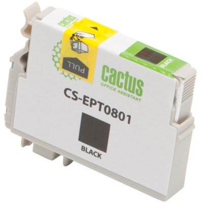 картридж Cactus CS-EPT0801 черный
