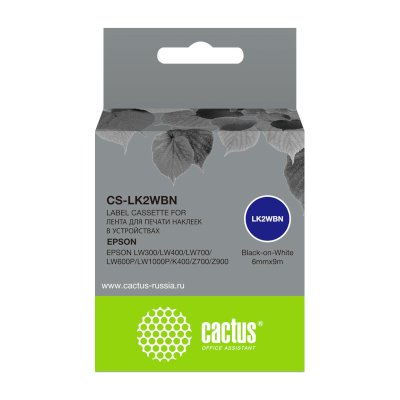 картридж Cactus CS-LK2WBN черный