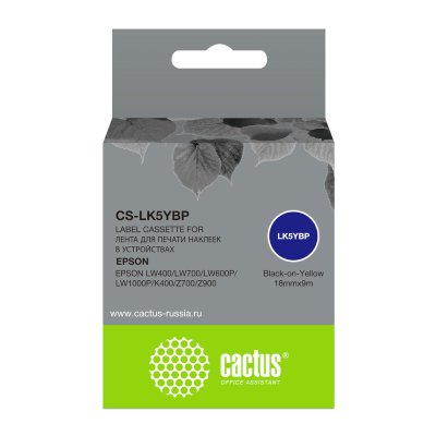 картридж Cactus CS-LK5YBP черный