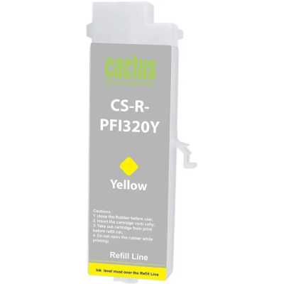 картридж Cactus CS-R-PFI320Y желтый