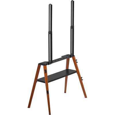 подставка для телевизора Cactus CS-ST3645BKWN черный, орех