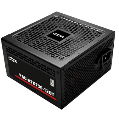блок питания CBR 750W PSU-ATX750-12DT Черный