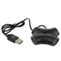 разветвитель USB CBR CH-100 Black черный