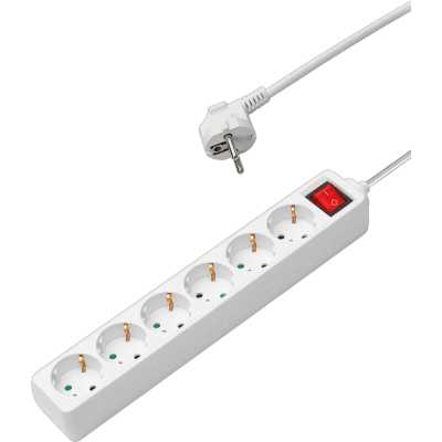 сетевой фильтр CBR CSF SP-6-018M-W White белый