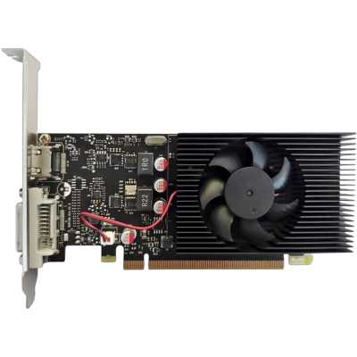 видеокарта CBR nVidia GeForce GT 1030 2Gb VGA-STX1030-2G-HDMI+DP-RTL Черный