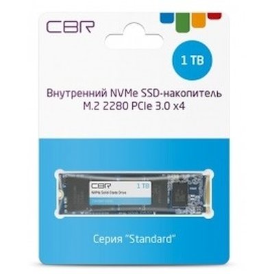 SSD диск CBR Standard 1Tb SSD-001TB-M.2-ST22 Синий