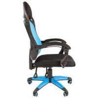 игровое кресло Chairman Game 12 Black-Blue черно-синий