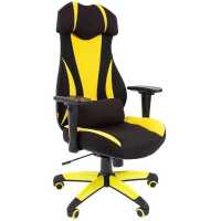 игровое кресло Chairman Game 14 Black-Yellow 7022221 черно-желтый