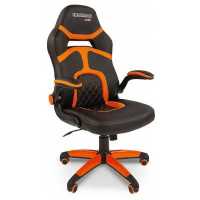 игровое кресло Chairman Game 18 Black/Orange 7069663