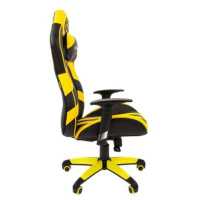 игровое кресло Chairman Game 25 Black-Yellow черно-желтый