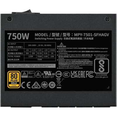 блок питания Cooler Master V750 SFX Gold Gen.5 650W MPY-7501-SFHAGV-3EEU Черный