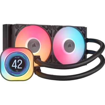 кулер Corsair iCUE LINK Titan 240 RX LCD CW-9061022-WW Черный