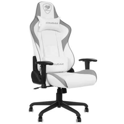 игровое кресло Cougar Fortress White черный