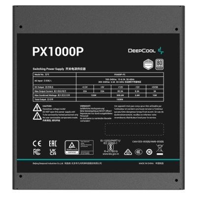 блок питания Deepcool 1000W PX1000P Черный