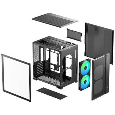 корпус Deepcool CG590 Mesh 2F Black