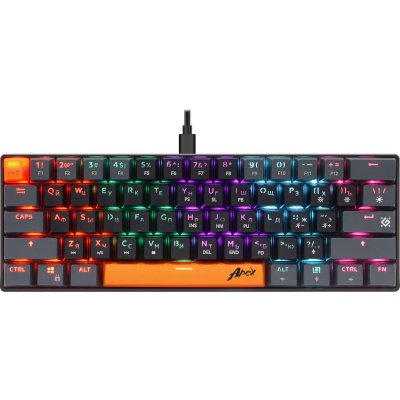 клавиатура Defender Apex GK-002 Black-Grey Черный-серый