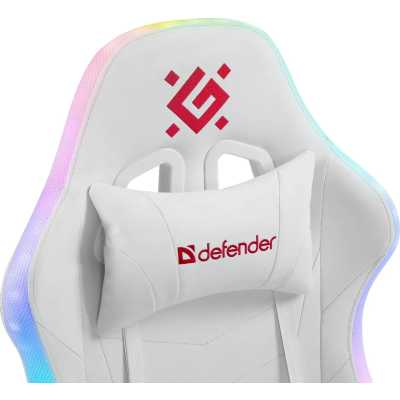 игровое кресло Defender Factor X White белый - красный