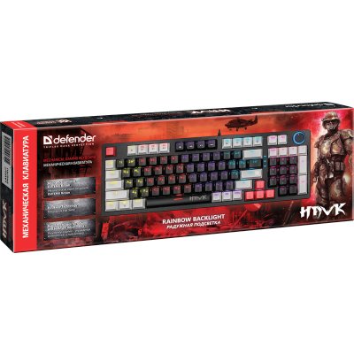 клавиатура Defender Hawk GK-418 45419 Черный