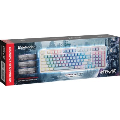 клавиатура Defender Hawk GK-418 45422 Белый