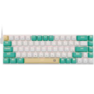 клавиатура Defender Vexx Pro GK-084 White Белый-зеленый