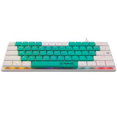 клавиатура Defender Zane GK-089 Green-White 45087 Белый-зеленый