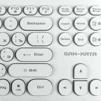 клавиатура Dialog Gan-Kata KGK-16U White Белый