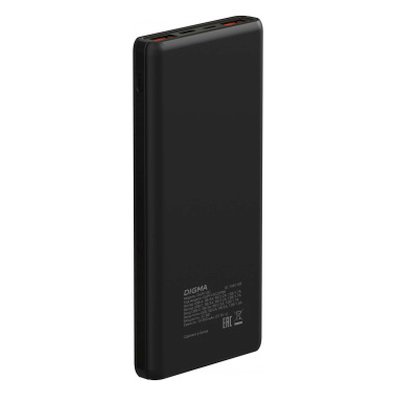 внешний аккумулятор Digma DGPF10C22PBK
