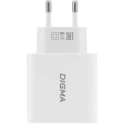 сетевое зарядное устройство Digma DGW3D0F110WH