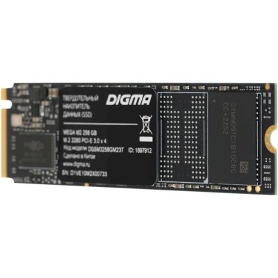 SSD диск Digma Mega M2 256Gb DGSM3256GM23T Черный