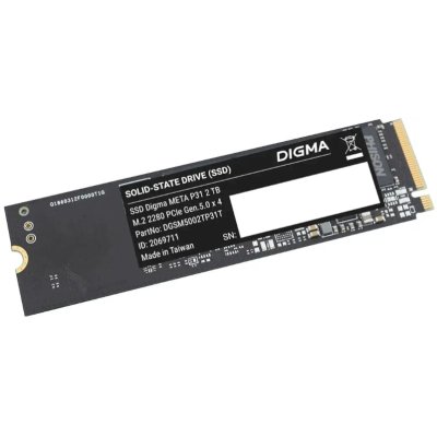 SSD диск Digma Meta P31 2Tb DGSM5002TP31T Черный