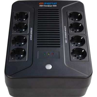 ИБП Энергия Комфорт 600 Е0201-1000 Черный