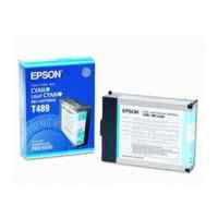 картридж Epson C13T489011 светло-голубой