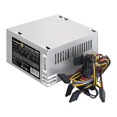 блок питания ExeGate AB500 500W EX219185RUS Серебристый