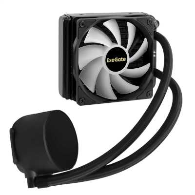 кулер ExeGate BlackWater-120V3.PWM.RGB EX298720RUS Черный