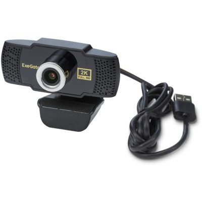 веб-камера ExeGate BusinessPro C922 2K Tripod черный