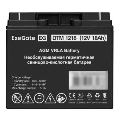 батарея для UPS ExeGate DTM 1218 EX293360RUS