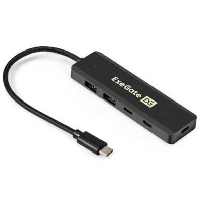 разветвитель USB ExeGate DUB-2C2P/5G EX298176RUS