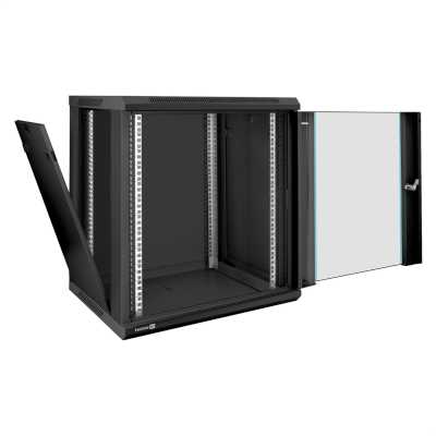 телекоммуникационный шкаф ExeGate EC-WM-12U.450.G.BLACK EX298609RUS Черный