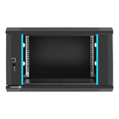 телекоммуникационный шкаф ExeGate EC-WM-6U.450.G.BLACK EX298605RUS Черный