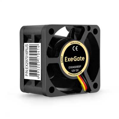 кулер ExeGate EX04020B3P EX297016RUS Черный