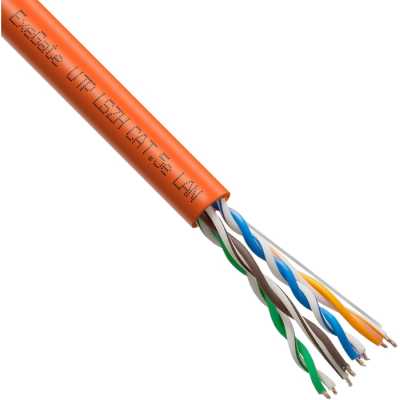 витая пара ExeGate UTP4-C5e-CU-S24-IN-LSZH-OR-305-FLUKE EX301078RUS