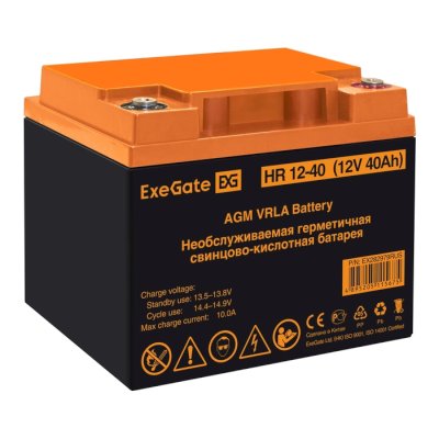 батарея для UPS ExeGate HR 12-40 EX282979RUS