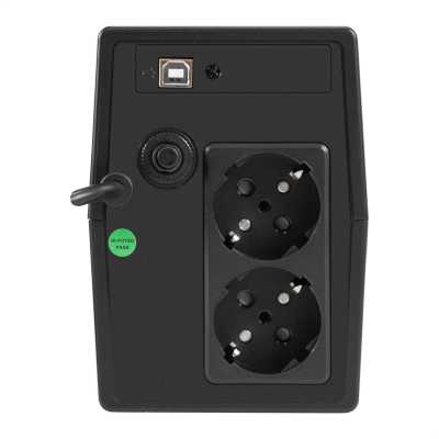 ИБП ExeGate Power NB-1000.LED.AVR.2SH.USB EX299493RUS Черный