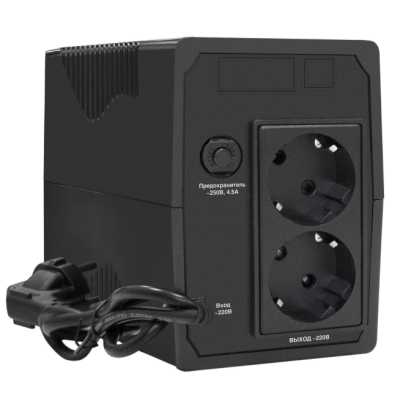 ИБП ExeGate Power Smart ULB-650.LCD.AVR.2SH EP285568RUS Черный