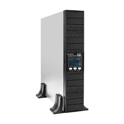 ИБП ExeGate PowerExpert ULS-3000.LCD.AVR.1SH.2C13.USB.RS232.SNMP.2U EX293050RUS Серый