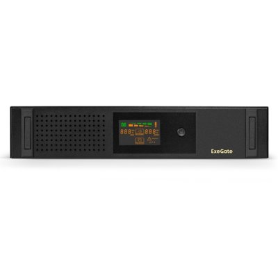 ИБП ExeGate ServerRM UNL-2000.LCD.AVR.2SH.3C13.USB.2U EX293851RUS Черный