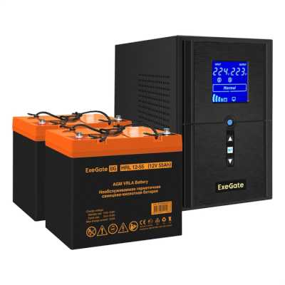 ИБП ExeGate SineTower SZ-1000.LCD.AVR.2SH.1C13.USB EX296797RUS
