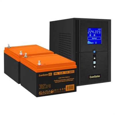 ИБП ExeGate SineTower SZ-1500.LCD.AVR.2SH.1C13.USB EX296813RUS